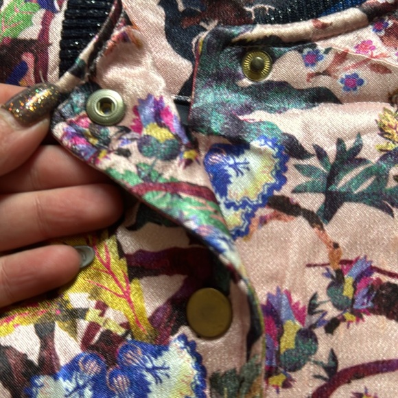 Hem silky vintage Japanese style jacket - Picture 3 of 5